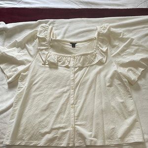 Never Worn Ruffle Ann Taylor Top